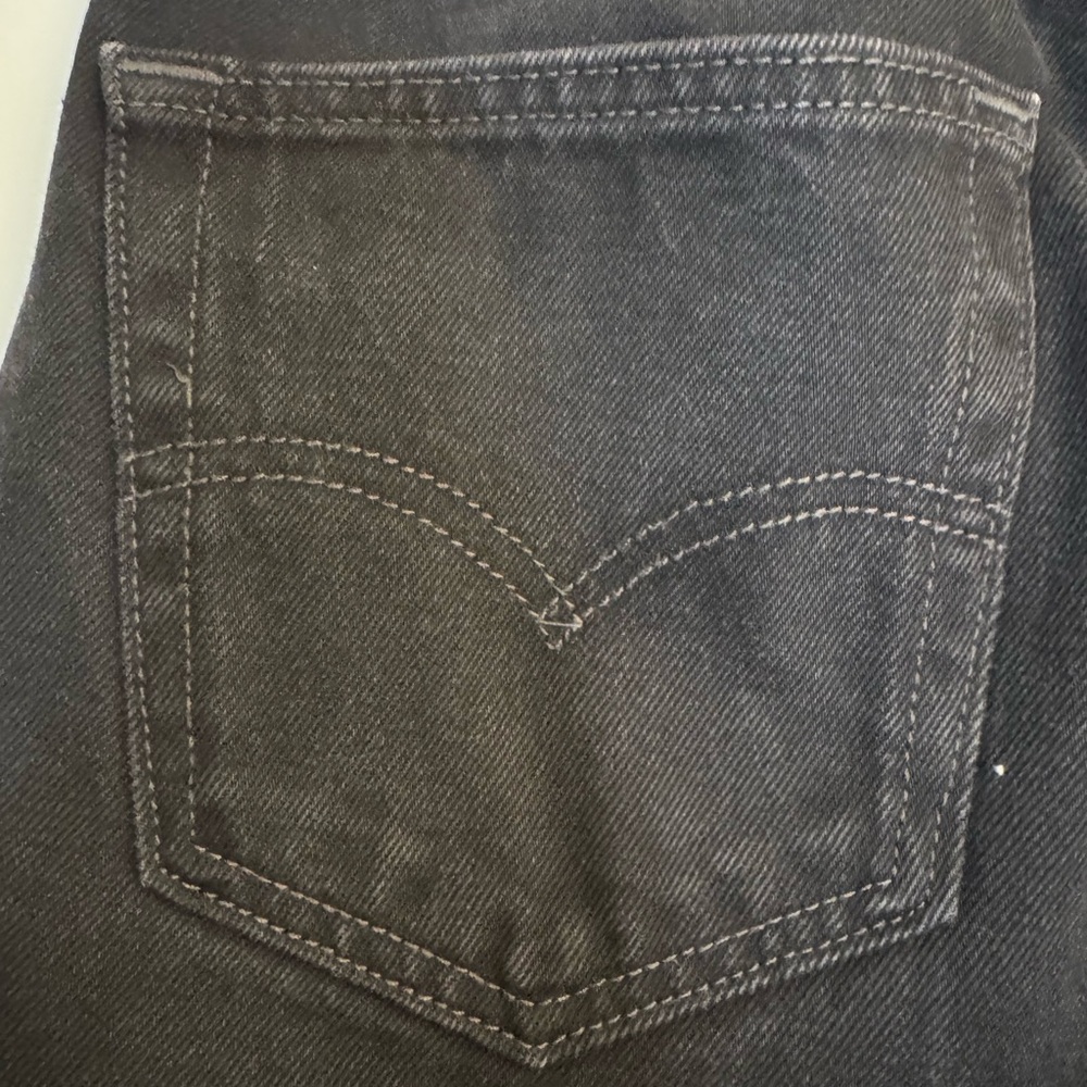 Men’s Levi's Charcoal Black Jeans - Picture 3 of 5